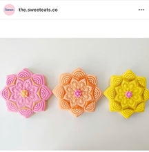 Load image into Gallery viewer, mandala cookie cutter stamp flower lace pattern indian bohemian henna mehndi diwali chakra