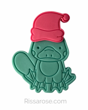 Load image into Gallery viewer, Australian animals cookie cutters Christmas stamps - Koala wombat kangaroo platypus kookaburra Ibis