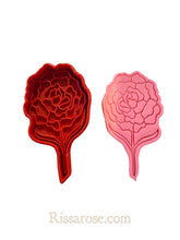 Load image into Gallery viewer, mother's day cookie cutter and stamp set - breakfast, card, coffee and carnations flower carnations