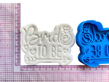 Load image into Gallery viewer, bridal cookie cutter and embosser - future mrs; i do crew; bride to be -hen's night - engagement - wedding bride to be