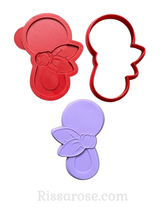 Load image into Gallery viewer, baby cookie cutters debosser rattle bottle baby block boho rattle