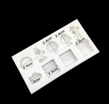 Load image into Gallery viewer, super mario silicone mould cake fondant sugarcraft soap floral theme coin brick toad