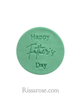 Load image into Gallery viewer, rad dad cookie stamps - blue dog dad happy father&#39;s day happy father&#39;s day
