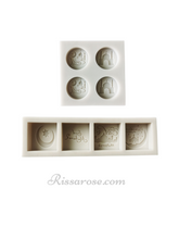Load image into Gallery viewer, eid mubarak silicone mould ramadan mubarak fondant eid al-fitr mosque chocolate mould
