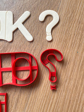 Load image into Gallery viewer, R U Ok? Letter cutter cookie cutter cake