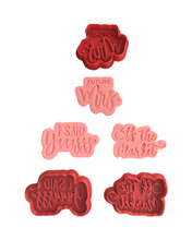 Load image into Gallery viewer, Engagement Cookie Cutter Stamp Future Wife I Said Yes Off the Market