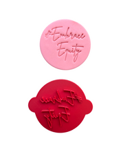 Load image into Gallery viewer, International women's day cookie stamp embrace equity