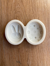 Load image into Gallery viewer, easter egg silicone mould rabbit flower bunny bunny flower