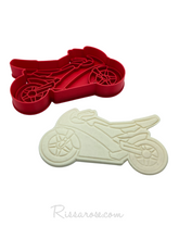 Load image into Gallery viewer, motorbike cookie cutter stamp classic race dirt bike motogp sport bike cruiser off-road
