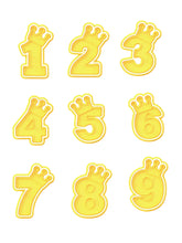 Load image into Gallery viewer, crown number cutter and embosser - prince/princess birthday cookie