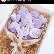 Load image into Gallery viewer, champagne flute cookie cutter and stamp set  - sparkling wine glass bubbling celebrating