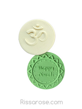 Load image into Gallery viewer, om cookie fondant debosser happy diwali hinduism buddhism jainism diwali + om