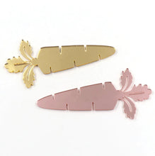 Load image into Gallery viewer, Acrylic blank tag full body bunny carrot Easter cookie box