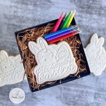 Load image into Gallery viewer, easter bilby cookie cutter happy australia easter cookie cutter fondant embosser cake decoration