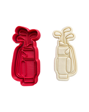 Load image into Gallery viewer, Golf cookie cutter golf buggy club t shirt polo shirt pant club bag father's day