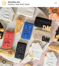 Load image into Gallery viewer, House Home Sweet Home Cookie Cutter Stamp Key Door Welcome Mat - House Warming Cookie