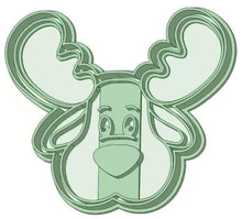 Load image into Gallery viewer, christmas cookie cutters - santa, elf, rudolph and xmas tree reindeer