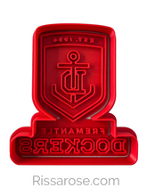 Load image into Gallery viewer, Australia Football Cookie Cutter Stamp AFL footy Sydney Swam Collingswood