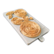 Load image into Gallery viewer, assorted rosette ruffle xl silicone moulds- wedding floral cakes - flower silicone mould