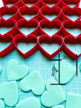 Load image into Gallery viewer, Multi hearts Cutter mini heart Cookie Fondant Cutter