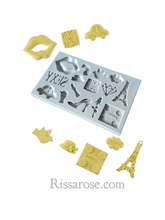 Load image into Gallery viewer, valentine's day silicone mould lip sexy hat luxury alfie towler high heel rose makeup beetle car dove