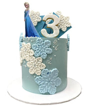 Load image into Gallery viewer, Snowflake Cookie Cutter Stamp xmas winter wonderland frozen theme