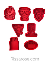 Load image into Gallery viewer, Australia Football Cookie Cutter Stamp AFL footy Sydney Swam Collingswood