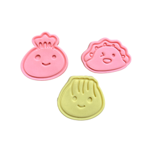 Load image into Gallery viewer, Chinese Dimsum Cookie Cutter Stamp Siomai Dumpling Xiao Long Bao Takoyaki
