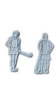 Load image into Gallery viewer, Hockey cookie cutter fondant boy girl player ice hockey