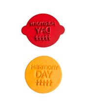 Load image into Gallery viewer, Harmony day cookie stamp everyone belongs
