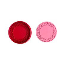 Load image into Gallery viewer, Valentine's Day cookie cutter rainbow jar heart wreath