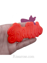 Load image into Gallery viewer, ballerina cookie cutter embosser debosser ballet shoes dress tutu raised pattern