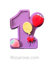 Load image into Gallery viewer, balloons number cookie cutter debosser bouquets heart