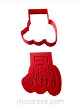 Load image into Gallery viewer, birthday anniversary number cookie cutter letter combined embosser debosser 1-10 5 / debosser
