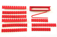 Load image into Gallery viewer, classic font alphabets set arial numbers symbols dual holder full set with single holder