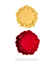 Load image into Gallery viewer, Floral Teacher Cookie Cutter Stamp Sunflower Personalized Space Glass Pencil Wreath Book Apple