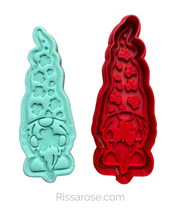 Load image into Gallery viewer, St. Patrick's Day Theme Cookie Cutter Stamp Clover Leaf Gnome