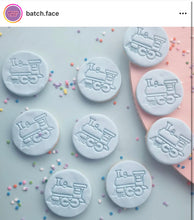 Load image into Gallery viewer, train cookie stamp steam train engine