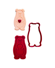 Load image into Gallery viewer, Love you bear much cookie cutters stamp debosser