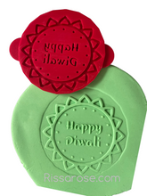 Load image into Gallery viewer, happy diwali lantern cookie fondant debosser happy diwali hinduism buddhism jainism happy diwali