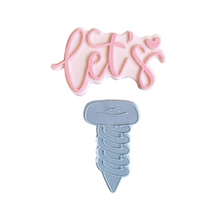 Load image into Gallery viewer, Let's screw Valentine's cutter debosser naughty