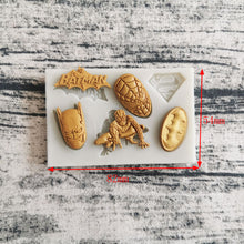 Load image into Gallery viewer, super heroes silicone moulds - spiderman batman superman ironman