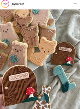 Load image into Gallery viewer, Woodland theme animals cutter debosser Rabbit bear fox raccoon squirrel