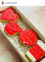 Load image into Gallery viewer, heart shape cutter xo texture stamp valentines day mother's day father's day