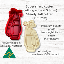 Load image into Gallery viewer, australian theme cookie cutter stamp -pie, sydney harbour bridge, opera house, kangaroo, uluru,cricket bat