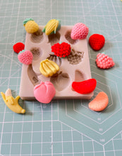 Load image into Gallery viewer, Fruit Silicone Mould banana peach pineapple corn Strawberry Cake Mould Fondant Decor Mould