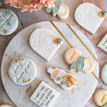 Load image into Gallery viewer, Baby Cookie Cutters debosser Rattle Bottle Baby Block Boho