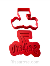 Load image into Gallery viewer, birthday anniversary number cookie cutter letter combined embosser debosser 1-10 7 / debosser