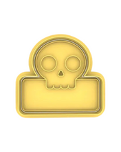Load image into Gallery viewer, Halloween cookie cutter personalise ghost spiderweb cute witch