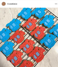 Load image into Gallery viewer, hot air balloon rocket space ship helicopter cookie cutter and stamp